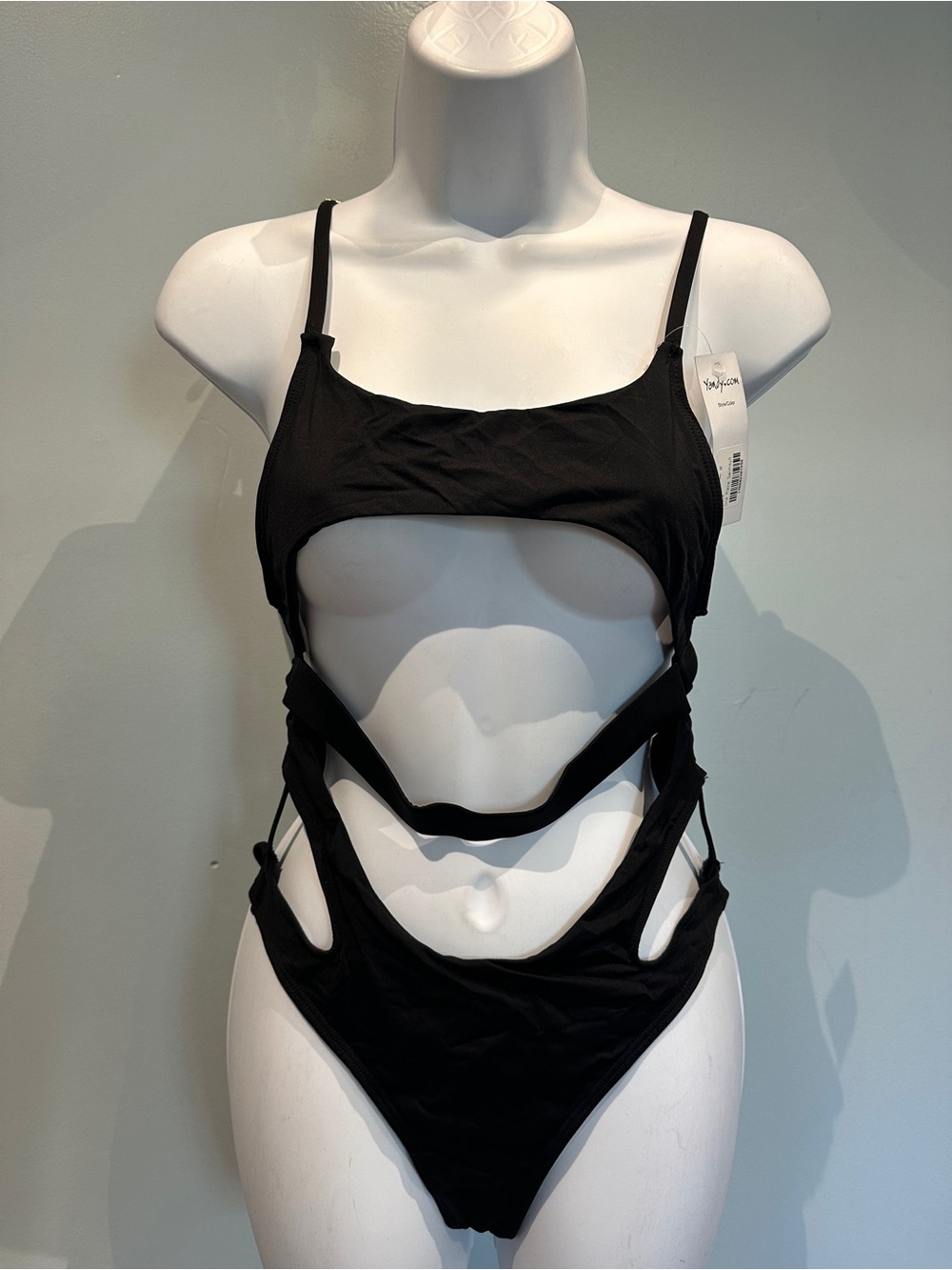 Yandy Black One Piece Swimsuit Medium New with Tags